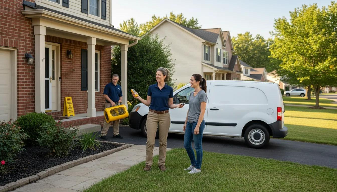 Water restoration image for Fire And Smoke Damage Restoration in Jessup, MD